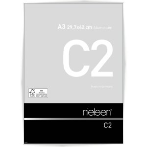 Cadre alu Nielsen C2 29,7x42 cm blanc brillant