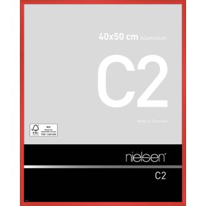 Cadre alu Nielsen C2 40x50 cm rouge tornado