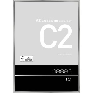 Cadre alu Nielsen C2 42x59,4 cm argenté