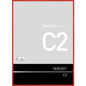 Cadre alu Nielsen C2 50x70 cm rouge tornado