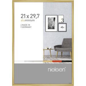 Cadre alu Nielsen Pixel 21x29,7 cm or brillant DIN A4...