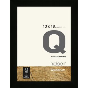 Cadre interchangeable en bois Nielsen Quadrum 13x18 cm noir