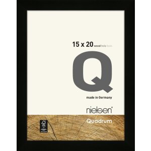 Cadre interchangeable en bois Nielsen Quadrum 15x20 cm noir