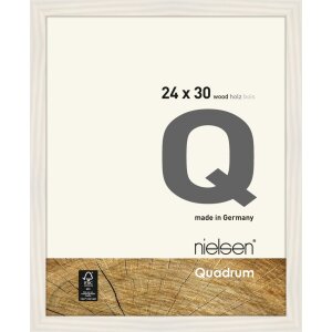 Cadre interchangeable en bois Nielsen Quadrum 24x30 cm blanc