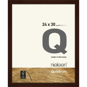 Cadre interchangeable en bois Quadrum 24x30 cm wengé