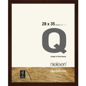 Cadre interchangeable en bois Quadrum 28x35 cm wengé