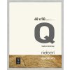 Cadre interchangeable en bois Quadrum 40x50 cm argenté