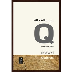 Cadre interchangeable en bois Quadrum 40x60 cm wengé