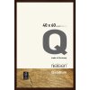 Cadre interchangeable en bois Quadrum 40x60 cm wengé