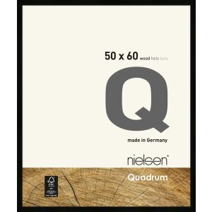 Cadre interchangeable en bois Quadrum 50x60 cm noir