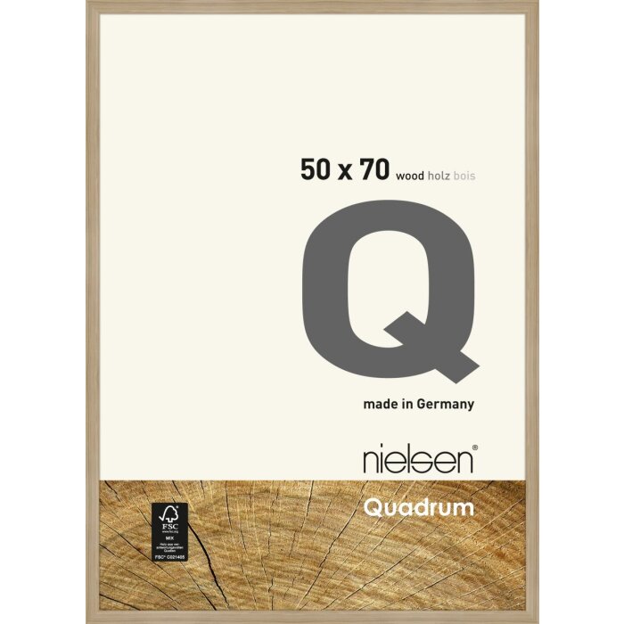 Cadre interchangeable en bois Nielsen Quadrum 50x70 cm chêne naturel