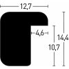 Nielsen cadre en bois Zoom 10x15 cm noix