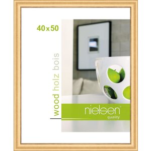 Nielsen Cadre en bois Derby 40x50 cm or