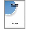 Accent cadre alu 13x18 cm argent brillant