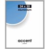 Accent cadre alu 24x30 cm argent mat