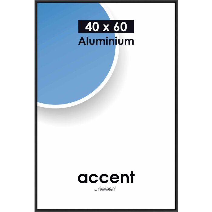 Nielsen Accent cadre alu 40x60 cm noir mat