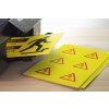 Étiquettes de signalisation HERMA résistantes A4 63,5x29,6 mm jaunes très adhésives film mat résistant aux intempéries 675 pcs.