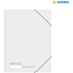 HERMA Bande détiquettes amovibles A4 63,5x16,9 mm blanc Movables-amovibles papier mat 1200 pcs.