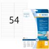 HERMA Bande dinscription détachable A4 96x10 mm blanc Movables-amovible papier mat 1350 pcs.