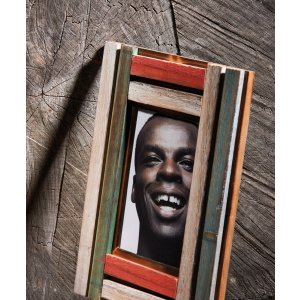 Cadre photo en bois Iroko 13x18 cm