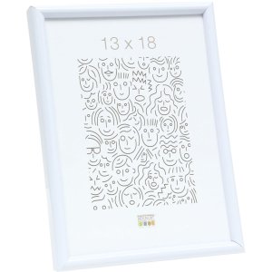 Cadre plastique S011 15x20 cm blanc