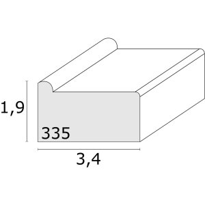 châssis rectangulaire 50x60 cm