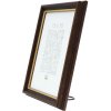 Cadre en bois Deknudt S406 noyer 20x30 cm bord doré