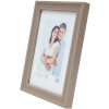 Cadre en bois S40J Lona 20x20 cm beige peint étroit