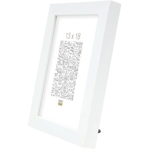 Cadre en bois S40R 40x40 cm blanc