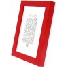 Cadre en bois S40R 18x24 cm rouge