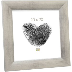 Cadre en bois S53G gris-argent 10x15 cm