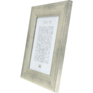 Cadre en bois S53G gris-argent 20x30 cm