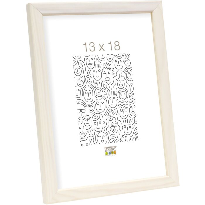 Cadre en bois S41J Deknudt 30x45 cm blanc