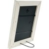 Cadre en bois S49B blanc peint 10x15 cm