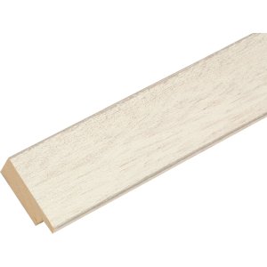 Cadre en bois S49B blanc peint 15x15 cm