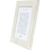 Cadre en bois S49B blanc peint 15x15 cm