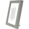 Cadre en bois S40R 10x15 cm gris-beige