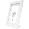 Cadre en bois Deknudt S66KF1 blanc 13x18 cm