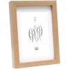 Cadre en bois Deknudt S40A chêne 15x20 cm avec passe-partout 13x18 cm