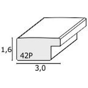 Cadre plastique S42P Deknudt blanc 20x20 cm