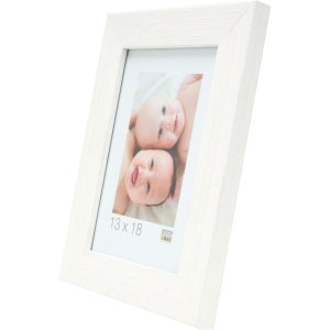 Cadre plastique S42P Deknudt blanc 30x40 cm