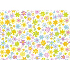 Artebene Papier cadeau 50x70cm tapis de fleurs