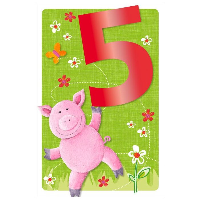 Carte Artebene 5e anniversaire Kids